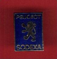 27872-pin's Peugeot Sodexa.Vente De Véhicules HT Aux Membres Du Corps Diplomatique Et Aux Organisations Internationales. - Peugeot