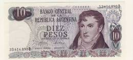 BILLET # ARGENTINE # 1974/1976  # 10 PESOS # DIEZ PESOS  # GENERAL BELGRANO - Argentinien