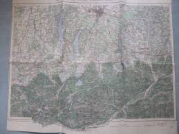 Carte München / Innsbruck - 1/250 000ème - 1941. - Topographische Karten