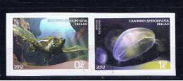 GR+ Griechenland 2012 Mi 2651A 2655A Meerestiere - Used Stamps