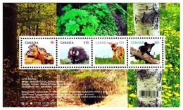 Canada (Scott No.2602 - Faune Et Leurs Bébés / Wild Animals Babies 2012) (**) FS / SS - Blocks & Sheetlets