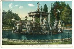 CARTOLINA - ROMA - VILLA PAMPHILI  - FONTANA DI CUPIDO - VIAGGIATA NEL 1913 - Parks & Gärten