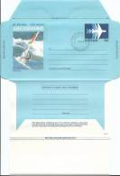 1983 Australian Wind-Surfing 1983 Aerogrammes 1 Mint Unused & 1 FDI  4 Oc 1983 Brisbane Fresh Looking - Aerogramme