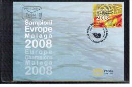 Montenegro 2008 Europa Champion In Waterpolo FDC - Wasserball