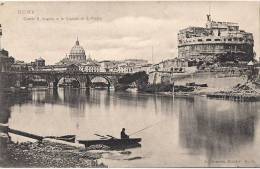 ITALIE ROMA  CASTEL S. ANGELO E LA CUPOLA DI S. PIETRO EDITION RICHTER - Castel Sant'Angelo