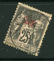 China France P.O. 1901 25c "CHINE" Overprint&"Shanghai/AVR/01" Cds VFU - Sonstige & Ohne Zuordnung