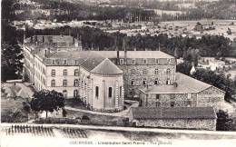 CPA AUVERGNE COURPIERE 63120 L'INSTITUTION SAINT PIERRE VUE GENERALE 1TIMBRE VERT 5 CENTIMES 31 OCTOBRE 1908 - Courpiere