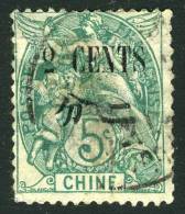China France P.O. 1910S 2C ON 5C "CHINE" Overprint VFU - Sonstige & Ohne Zuordnung