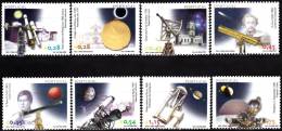 PORTUGAL - 2002,  Astronomia.  ( Série, 8 Valores )  ** MNH  MUNDIFIL  Nº  2859/66 - Unused Stamps