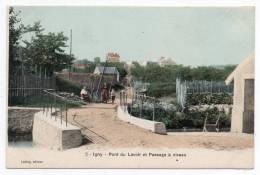 Cpa 91 - Igny - Pont Du Lavoir Et Passage à Niveau - Igny