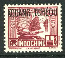 China France P.O. 1937 15c "KOUANG-TCHEOU" Overprint MH - Sonstige & Ohne Zuordnung