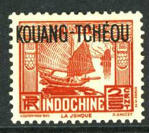 China France P.O. 1937 25c "KOUANG-TCHEOU" Overprint MH - Other & Unclassified