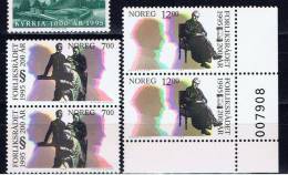 N Norwegen 1995 Mi 1185-86 Mnh - Unused Stamps
