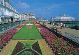 EASTBOURNE - The Carpet Gardens And Pier - Circulée En 1996 - Eastbourne