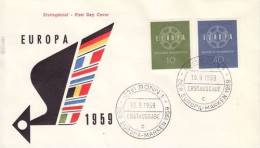 GERMANY 1959 EUROPA CEPT FDC / BONN 1 C / /ZX/ - 1959