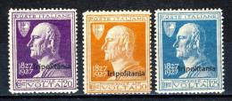 Tripolitania 1927 SS 12 A. Volta N. 43-45 MNH Cat € 80 - Tripolitania