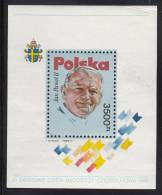 Poland MH Scott #3046 Souvenir Sheet 3500z Pope John Paul II - Ungebraucht