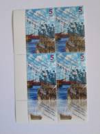 ISRAEL1997 ILLEGAL IMMIGRATIONEXODUS 1934-1948 MINT TAB PLATE BLOCK - Unused Stamps (with Tabs)