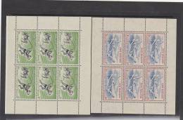 New Zealand 1957 Health MS MNH - Blocks & Sheetlets