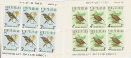 New Zealand 1966 Health Birds MS MNH - Blocks & Kleinbögen