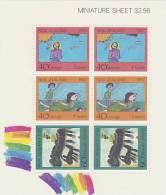 New Zealand 1987 Health MS MNH - Blocks & Sheetlets