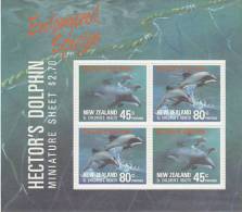 New Zealand 1991 Health MS MNH - Hojas Bloque