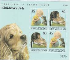 New Zealand 1993 Health MS MNH - Blocks & Kleinbögen