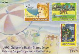 New Zealand 1997 Health MS MNH - Blocks & Kleinbögen