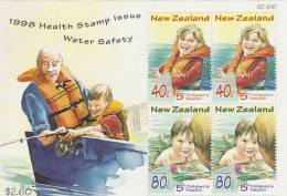 New Zealand 1998 Health MS MNH - Blocks & Sheetlets