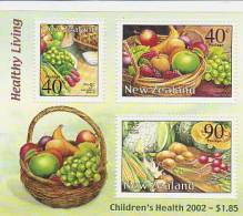 New Zealand 2002 Health MS MNH - Blocks & Sheetlets