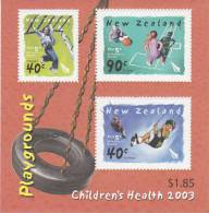 New Zealand 2003 Health MS MNH - Blocks & Sheetlets