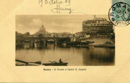 Roma - Il Tevere E Castel S. Angelo - Fiume Tevere