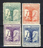 Tripolitania 1928 SS 13 Pro Società Africana N. 46-49 MNH Cat. € 40 - Tripolitania