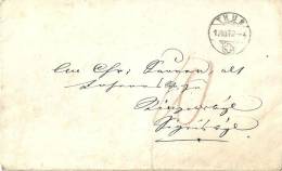 Brief  Thun - Sigriswil             1872 - Briefe U. Dokumente