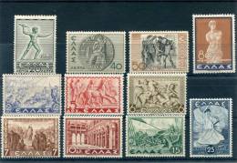 1937-Greece- "Historical Issue" Complete Set MNH/MH - Unused Stamps