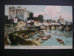 Clisson(Vendee).-Le Chateau Et La Vue Generale(cote Nord-est) 1943 - Pays De La Loire