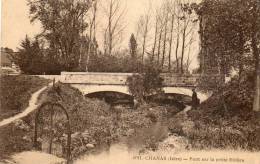 CPA - CHANAS (38)-  Pont Sur La Petite Rivière - Chanas