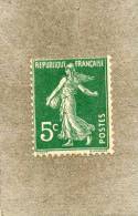 FRANCE : Type Semeuse Fond Plein Sans Sol, à Inscriptions Grasses - - Unused Stamps