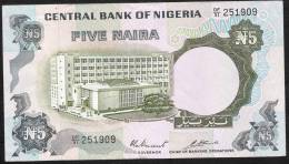 NIGERIA   P16c   5   NAIRA  1973 Signature 3     AXF  NO P.h. ! ! ! - Nigeria