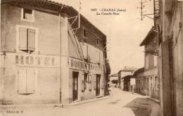 CPA - CHANAS (38)- L'Hôtel BONNIN Sur La Grande-Rue - Chanas