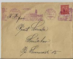 == CSR Cv.  1936 With Red Advertising - Storia Postale