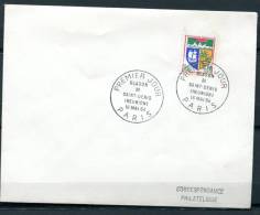 FDC16/5/64 :Blason De Saint-Denis De La Réunion - Enveloppes