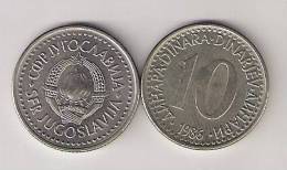 Yugoslavia 10 Dinara 1986.  KM#89 High Grade - Yugoslavia