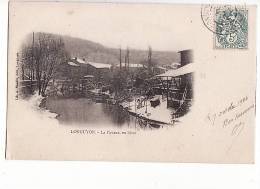 Carte 1904 LONGUYON / LA CRUSNE EN HIVER - Longuyon