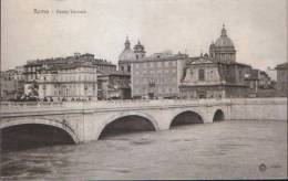 Italia-Postcard  Uncirculated-Roma-Cavour Bridge(animated)-2/scans - Pontes