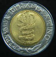 SAN MARINO 500 LIRE 1995 BIMETALLICA - Saint-Marin