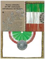 NUMISMATICA - 200° ANNIVERSARIO DEL TRICOLORE   EMISSIONE ANNO 1997 - L. 10.000 ARGENTO - CONFEZIONE ZECCA - Tiratura 36 - Herdenking