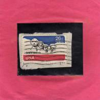 USA STATI UNITI 1974 AIR MAIL Mt Rushmore National Monument Shrine Democracy AIRMAIL AEREA SANTUARIO DEMOCRAZIA 26c USED - 3a. 1961-… Gebraucht