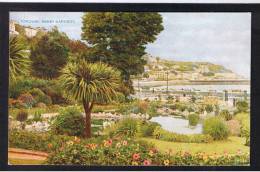 RB 928 - Early Celesque Postcard - Torquay Abbey Gardens - Devon - Torquay