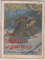 RA#15#07 IL ROMANZO MENSILE N.7-1908 R.Marsh IL DELITTO NEL GIARDINO - S.Paternoster IL PIRATA.../ Cop.Dudovich - Krimis